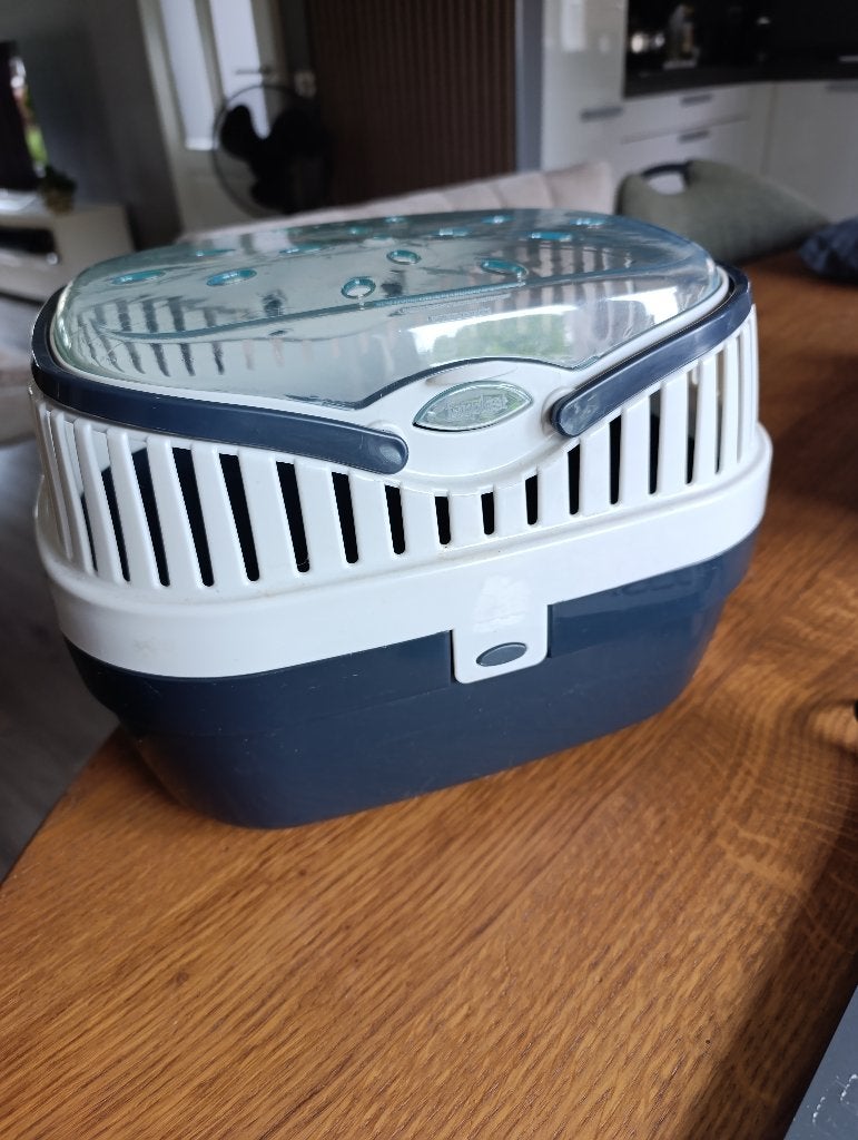 transportbox kleine knaagdieren, Dieren en Toebehoren, Kooi, Minder dan 75 cm, Zo goed als nieuw, Hamster