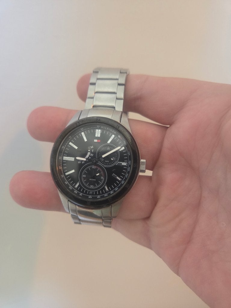 Tommy Hilfiger horloge, Overige materialen, Overige materialen, Zo goed als nieuw, Ophalen