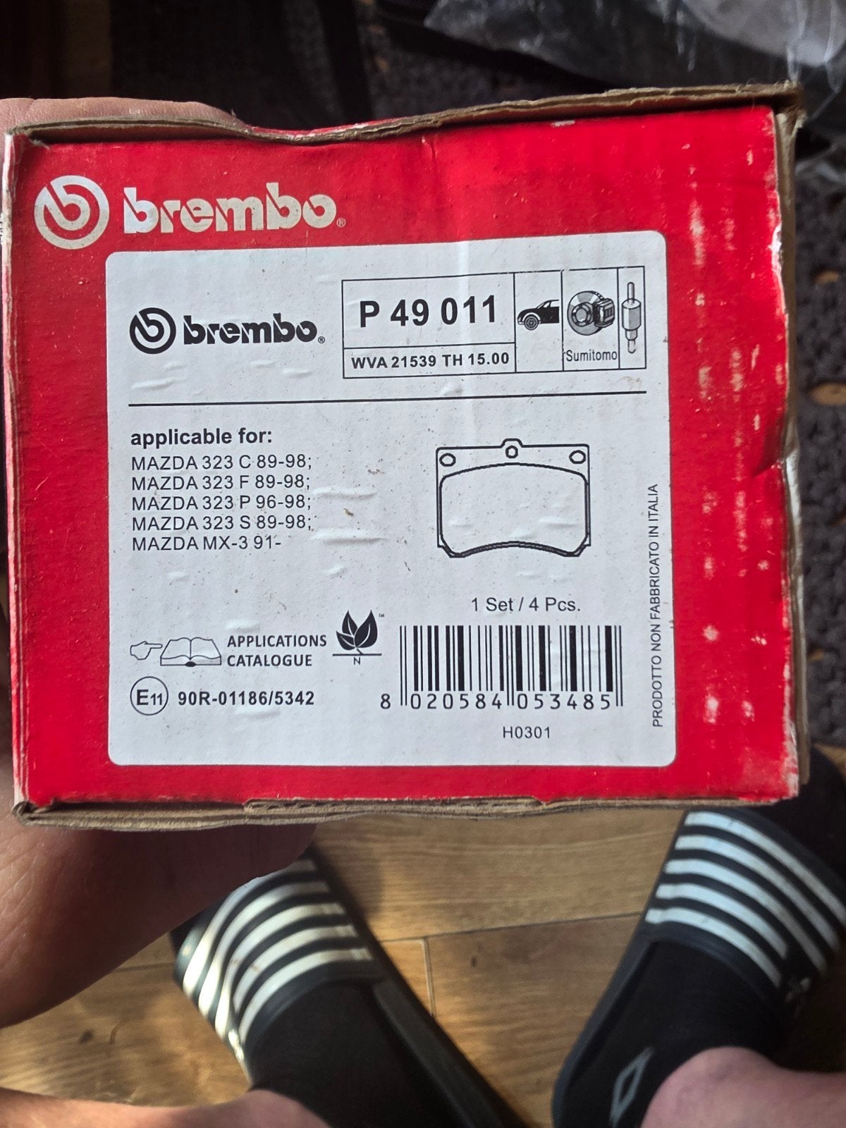 Brembo Remblokken P 49 011 voor Mazda 323 en MX-3, Ophalen of Verzenden