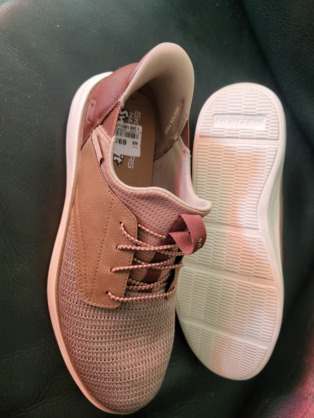 Skechers Swift fit slip inn, Ophalen, Skechers Swift fit, Bruin, Zo goed als nieuw
