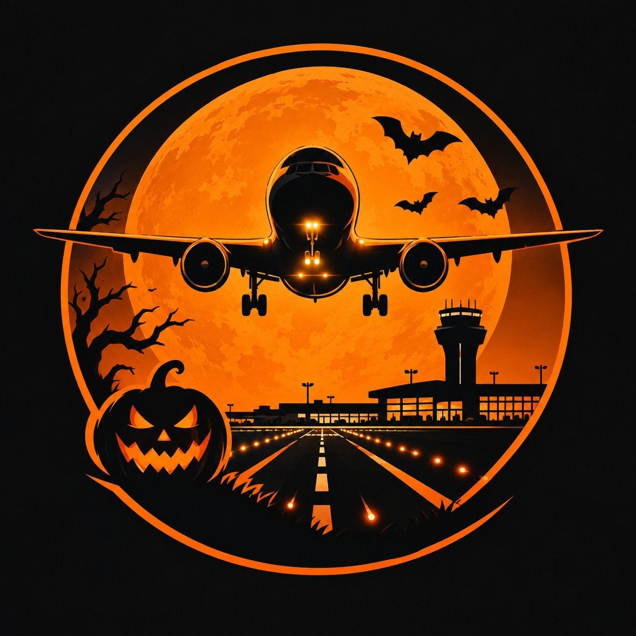 Op zoek naar vliegtuig vliegveld spullen halloween, Ophalen, Gebruikt
