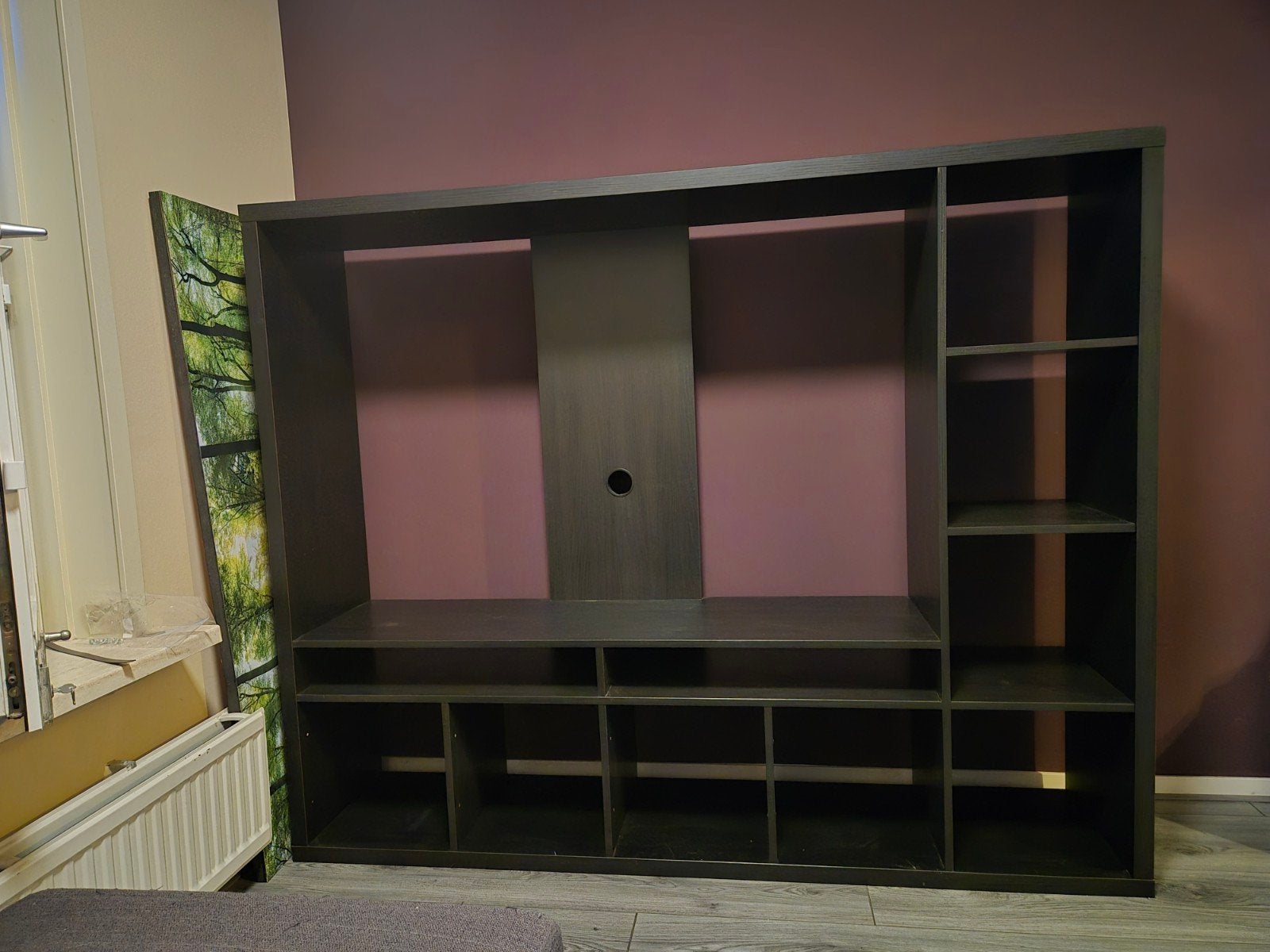 Ikea kallax tv kast, Ophalen, Gebruikt, 100 tot 150 cm, 150 tot 200 cm