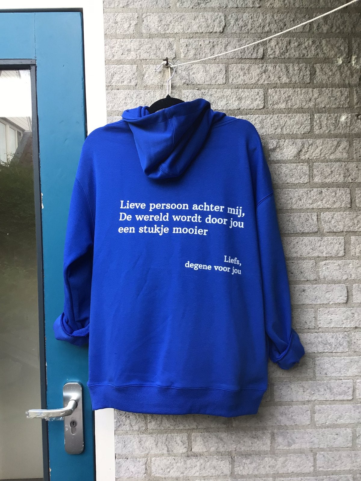 Hele mooie HOODIE van KABTAZ, NIEUW, maat L (40-46), Ophalen of Verzenden, Nieuw, Maat 42/44 (L), Blauw