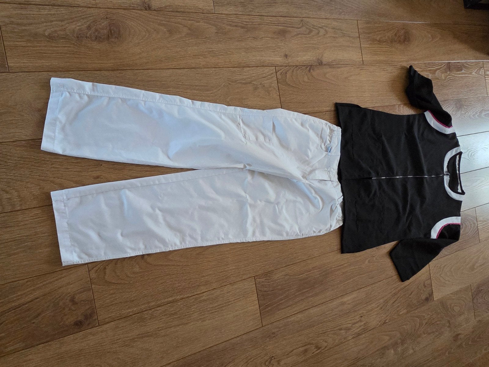 De Berkel werkbroek wit maat 44 en zwart pedicure jasje    t, Wit, Maat 42/44 (L), Ophalen of Verzenden, Zo goed als nieuw