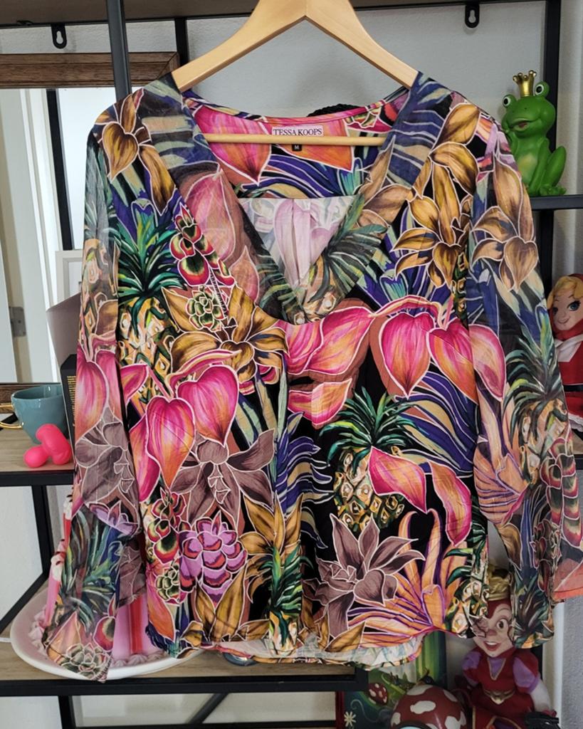 Tessa koops blouse maat M als nieuw, Kleding | Dames, Ophalen of Verzenden, Zo goed als nieuw, Maat 38/40 (M)
