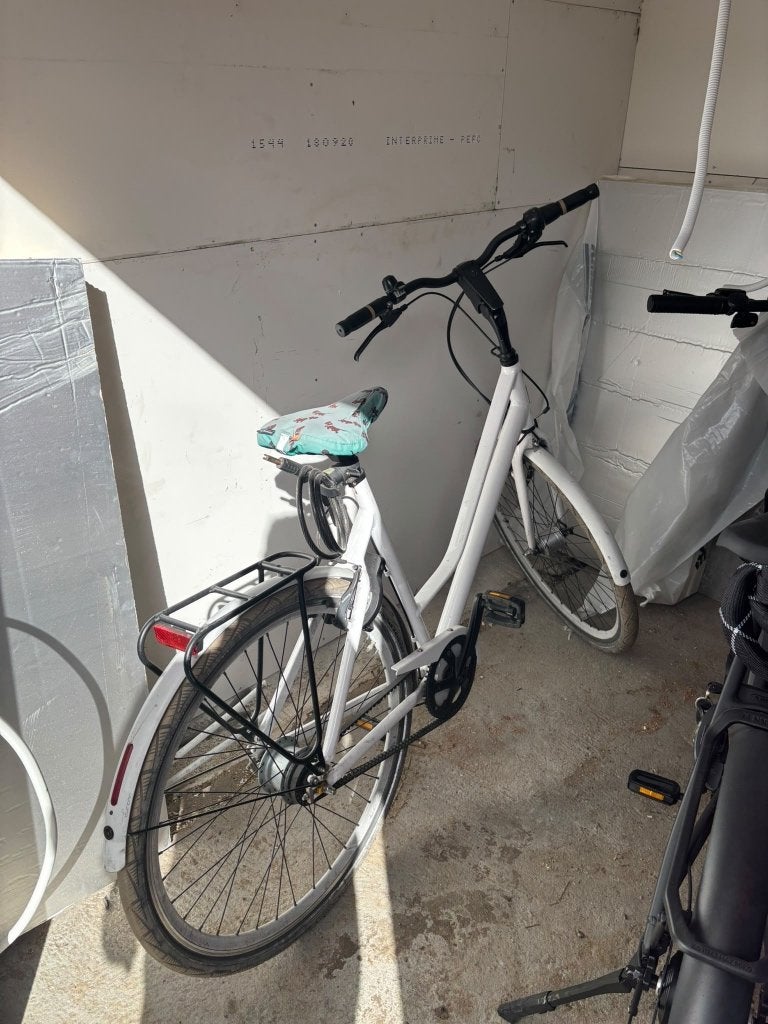 Fiets Cortina Mozzo wit dames, Gebruikt, Versnellingen, Schijfrem, Ophalen