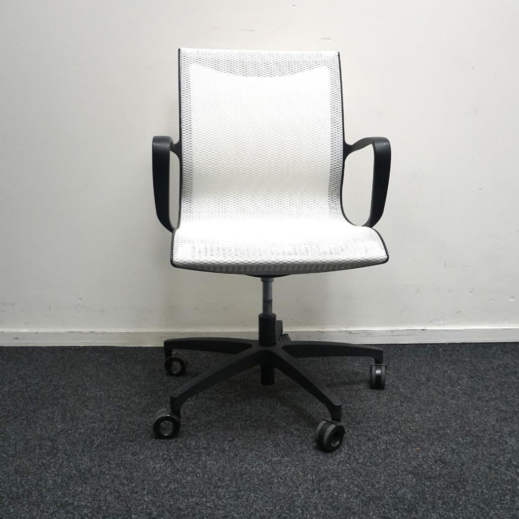 Sitland Soul Air Vergaderstoelen | Netweave | Wit / Zwart, Kunststof, Gebruikt, -, Wit