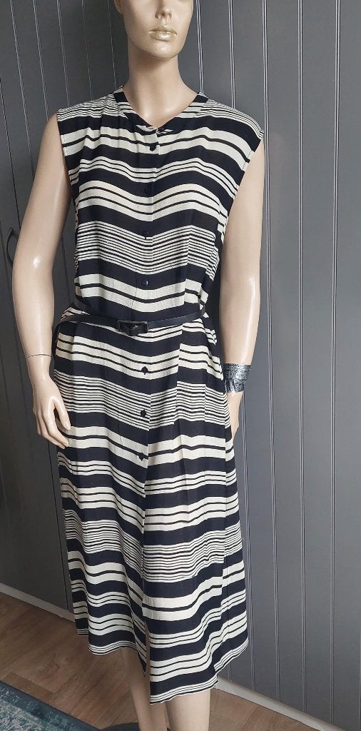 Didi door knoop jurk in maat XXL. Zgan!!, Verzenden, Zwart, Maat 46/48 (XL) of groter, Didi