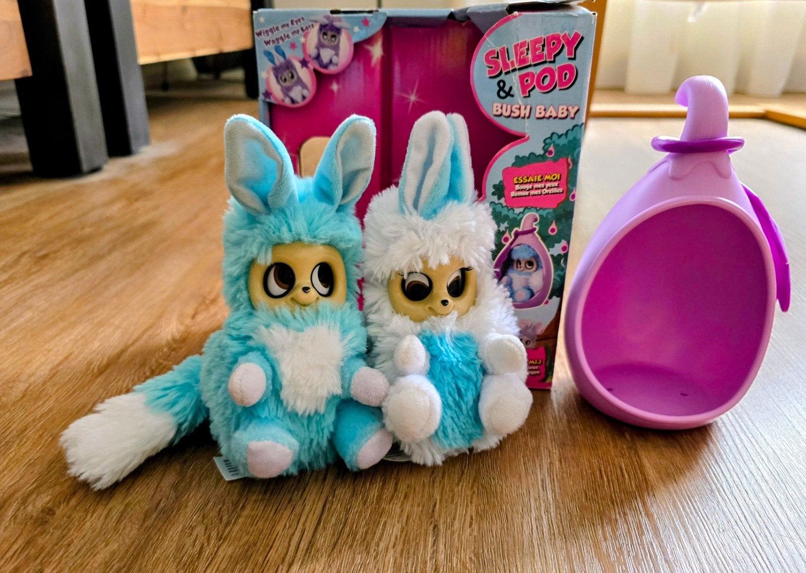 Sleepy  Pod met 2  Bush Baby knuffels, Kinderen en Baby's, Met doos, Overige merken, Overige karakters, Overige typen
