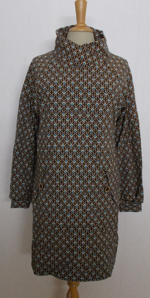 Aparte biologisch katoenen jurk van Blutsgeschwister! M, Kleding | Dames, Maat 38/40 (M), Bruin, Verzenden, Zo goed als nieuw