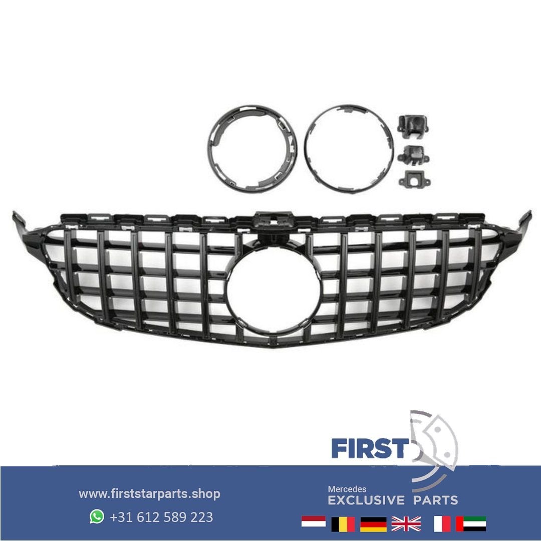 W205 FACELIFT C63 C63s GT PANAMERICANA GRIL ZWART Mercedes C, Auto-onderdelen, Gebruikt, -, Ophalen of Verzenden, -