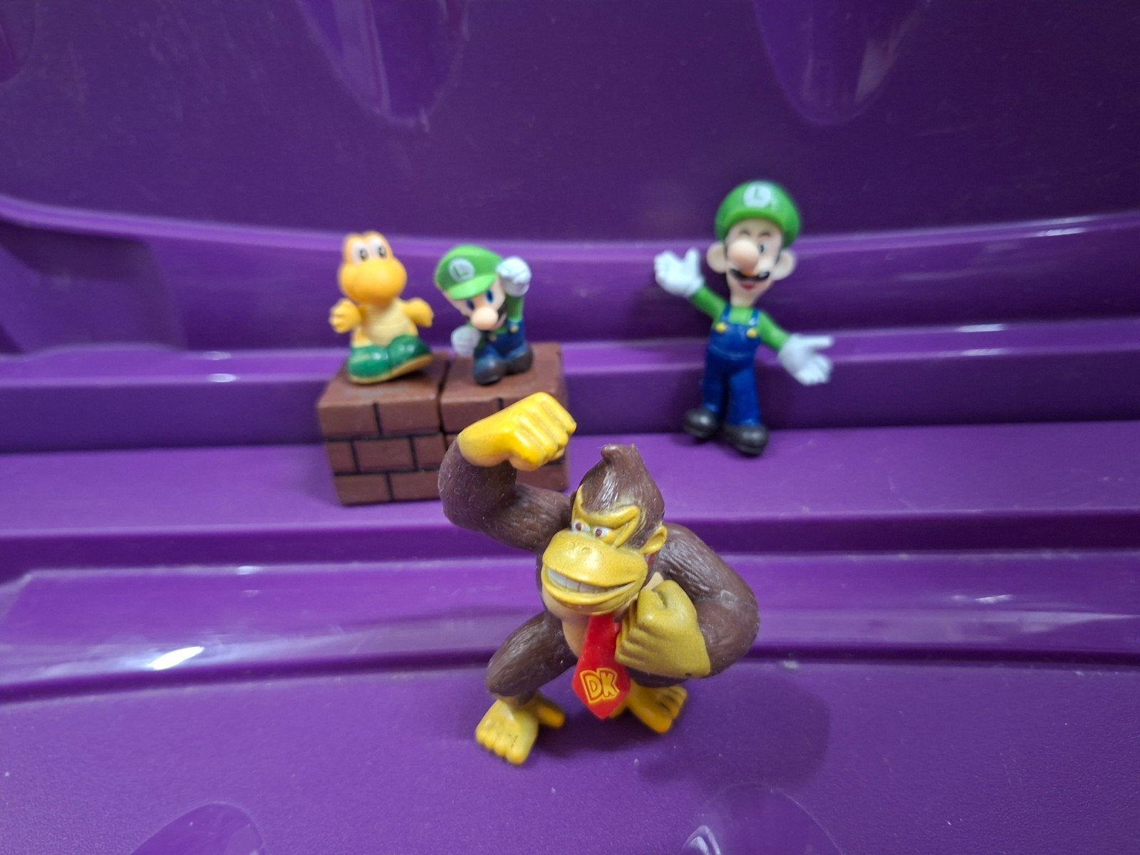 Luigi koopa donkey kong figuurtjes van mario, Ophalen of Verzenden, Jongen of Meisje