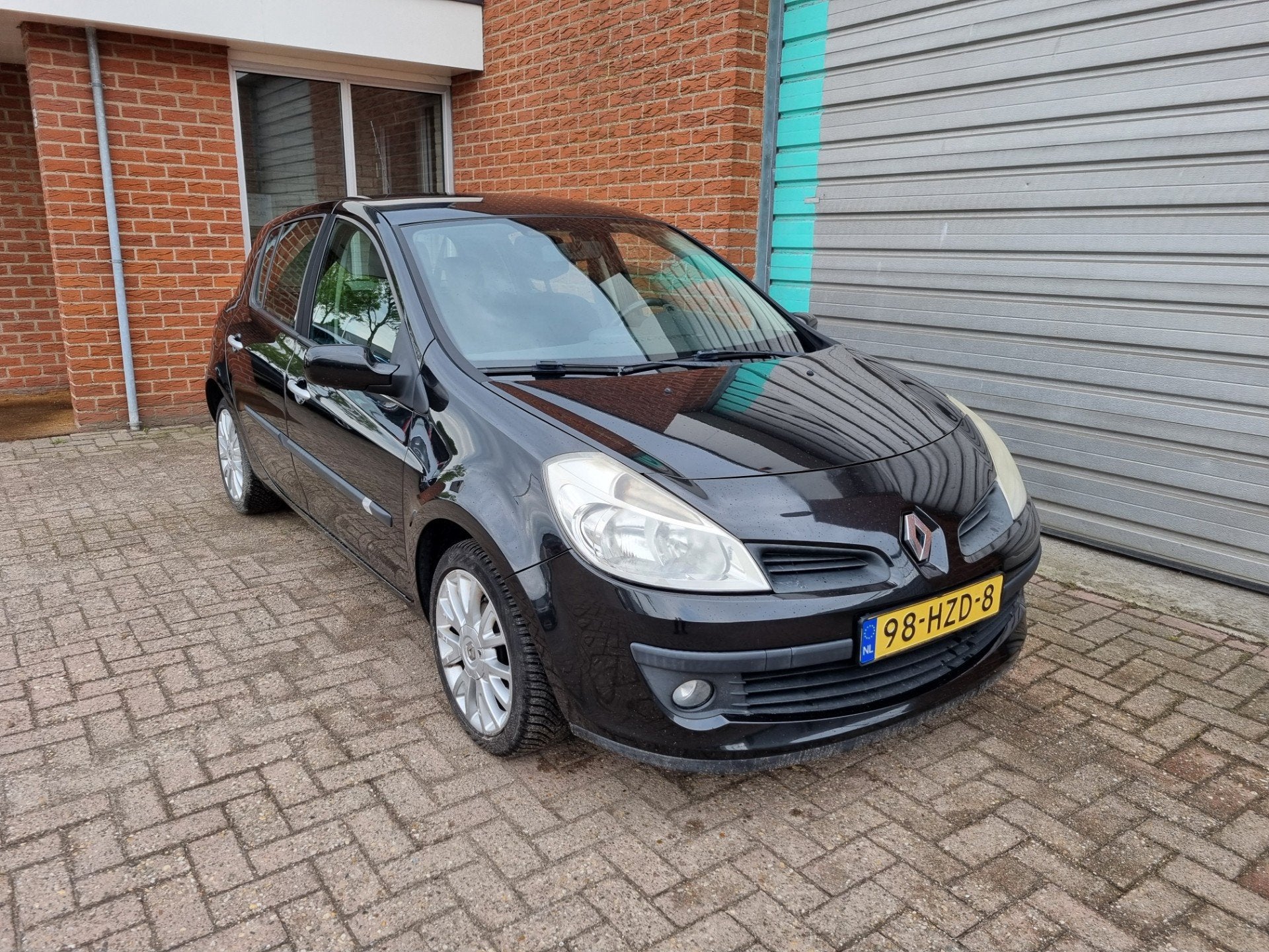 Renault Clio 1.2 TCE Collection 5-Drs Airco! Bj:2009 NAP!, Voorwielaandrijving, Gebruikt, 4 cilinders, Zwart