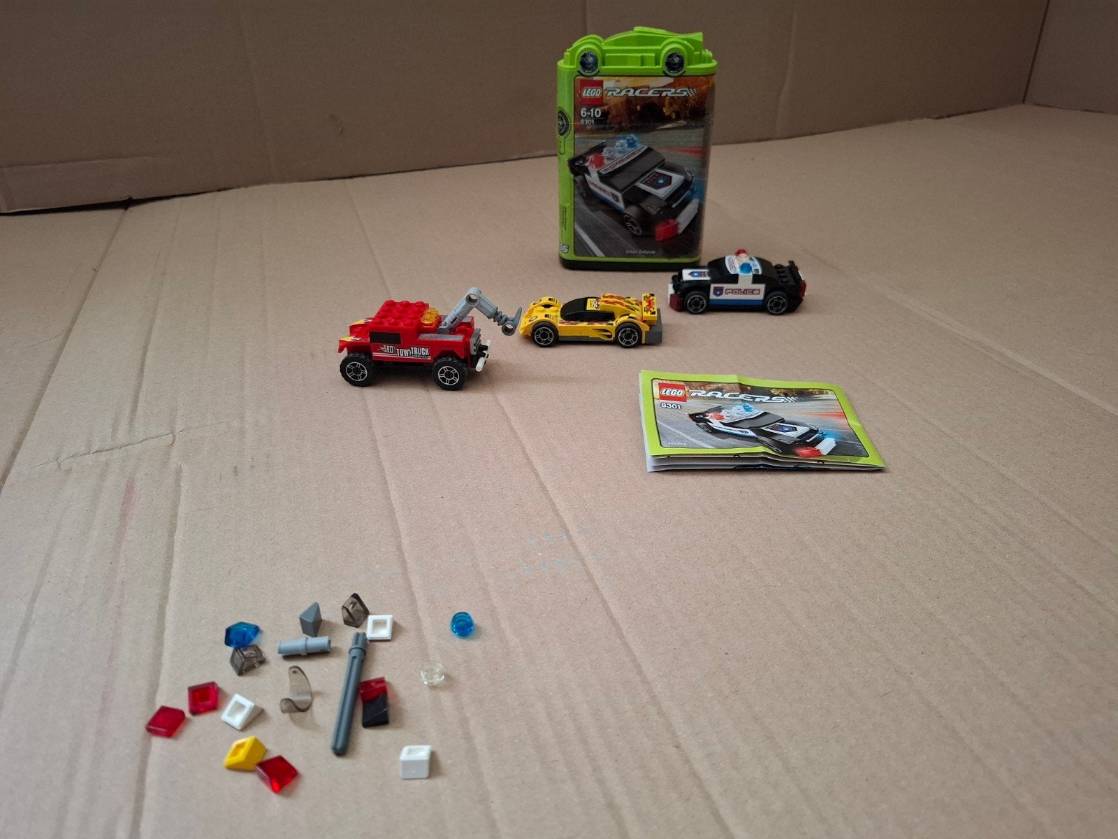 Lego racers 3 stuks, kinder speelgoed, Kinderen en Baby's, Lego, Ophalen of Verzenden, Zo goed als nieuw, Racers