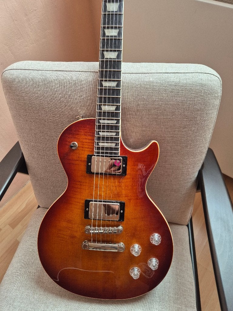 Epiphone Les Paul Modern Figured Mojave Burst, Ophalen, Zo goed als nieuw, Solid body, Epiphone