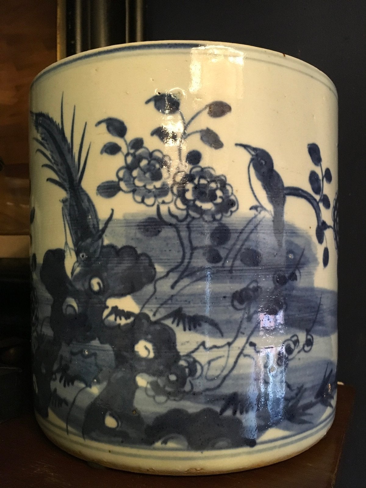 Chinese penseelpot, Ophalen