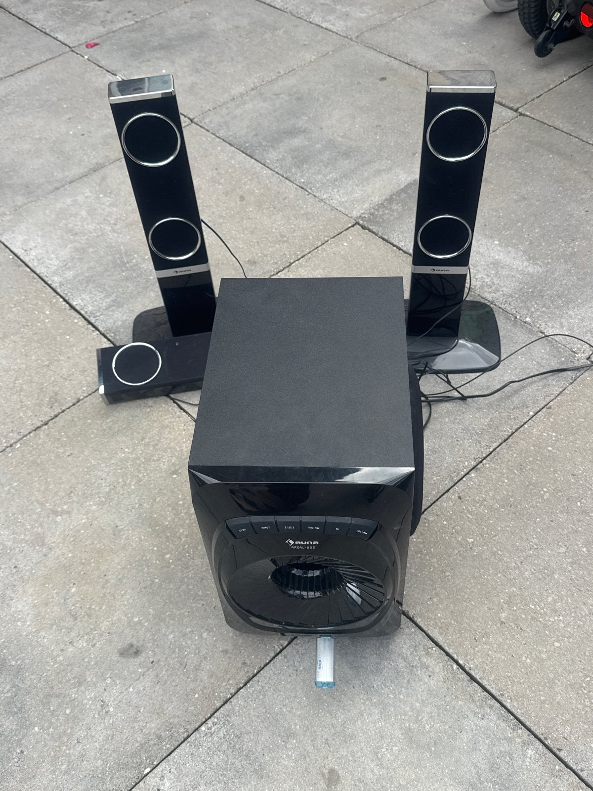 Auna Areal 825 5.1 Home Cinema Systeem - Zwart, Ophalen of Verzenden, Gebruikt, 5.1-systeem, Overige merken
