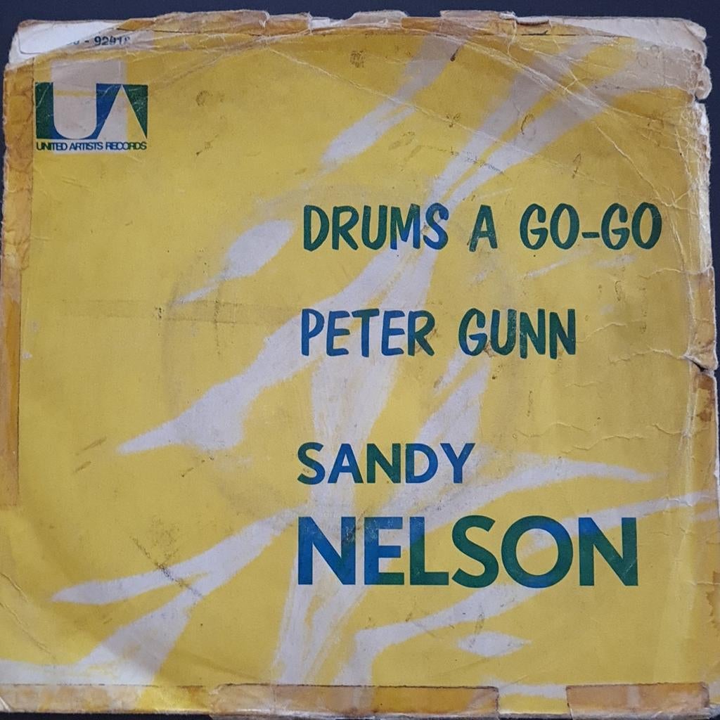 SANDY NELSON - DRUMS A GO GO (HOES BESCHADIGD), Ophalen of Verzenden, Gebruikt