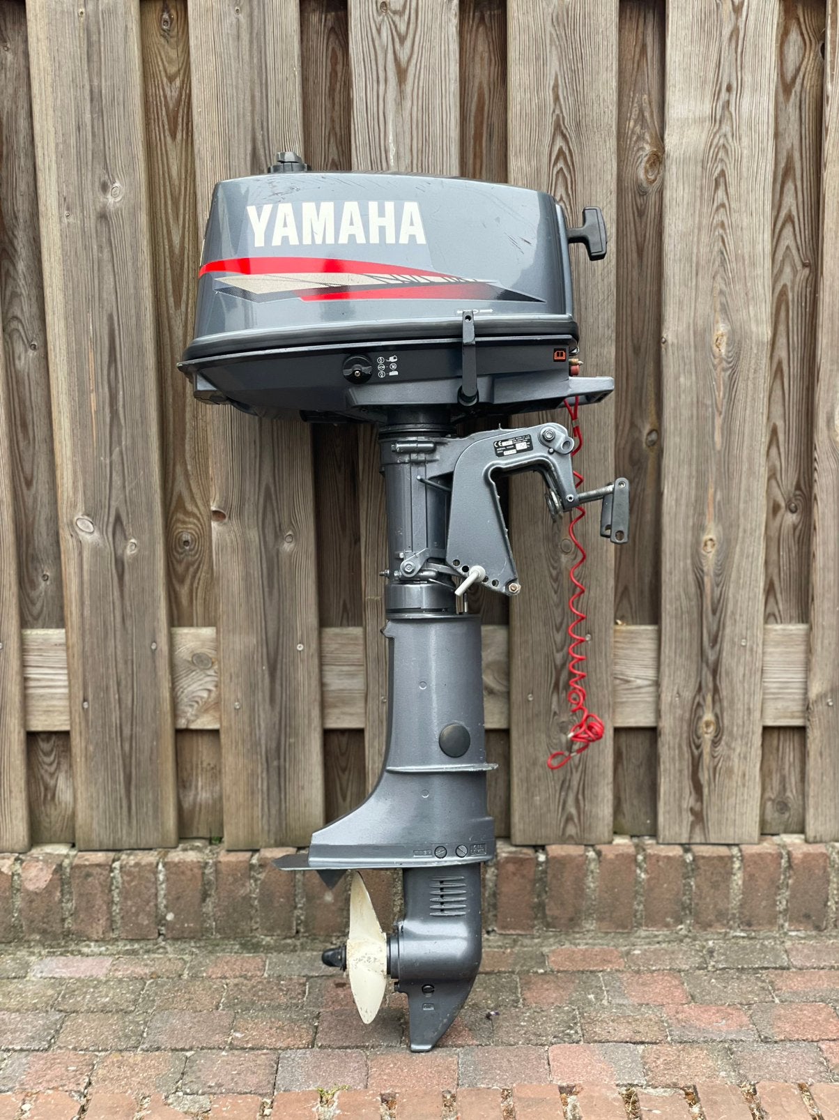 Yamha 4 pk 2 takt kortstaart, Watersport en Boten, Ophalen, Minder dan 5 pk, Zo goed als nieuw, Buitenboordmotor