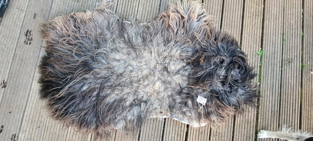 Drentse heideschaap vacht, 100 tot 150 cm, Verzenden, 50 tot 100 cm, Zo goed als nieuw