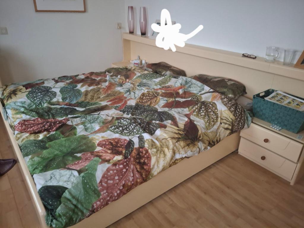 Complete slaapkamer: bed, kasten, nachtkastjes en kaptafel, Huis en Inrichting, Slaapkamer | Complete slaapkamers, Ophalen, Gebruikt