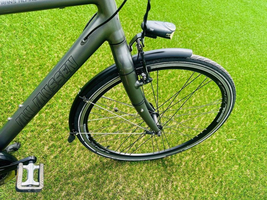 Jan Janssen trans alpine herenfiets toerfiets, 28 inch, Gebruikt, Velgrem, Niet ingevuld