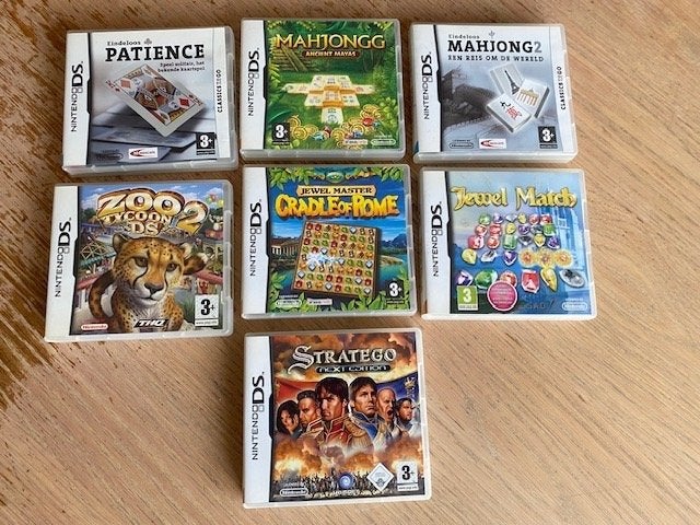 7 nintendo DS spellen 3+, Overige genres, 1 speler, Ophalen of Verzenden, Zo goed als nieuw