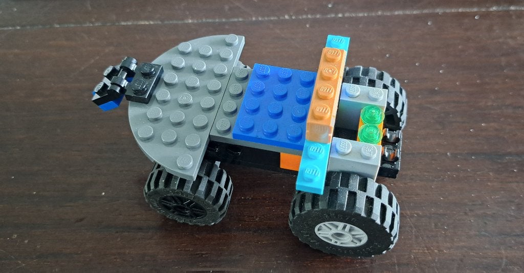 2 onbekende Lego voertuigen, Ophalen of Verzenden, Gebruikt