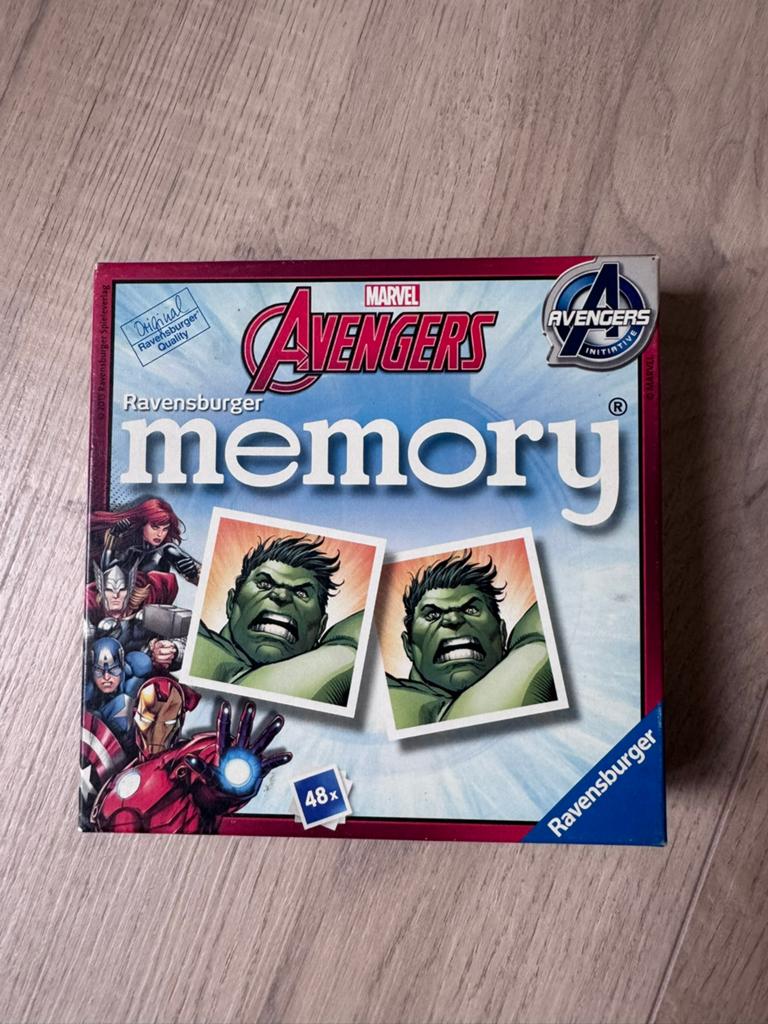 Marvel Avengers memory spel, Ophalen of Verzenden, Zo goed als nieuw