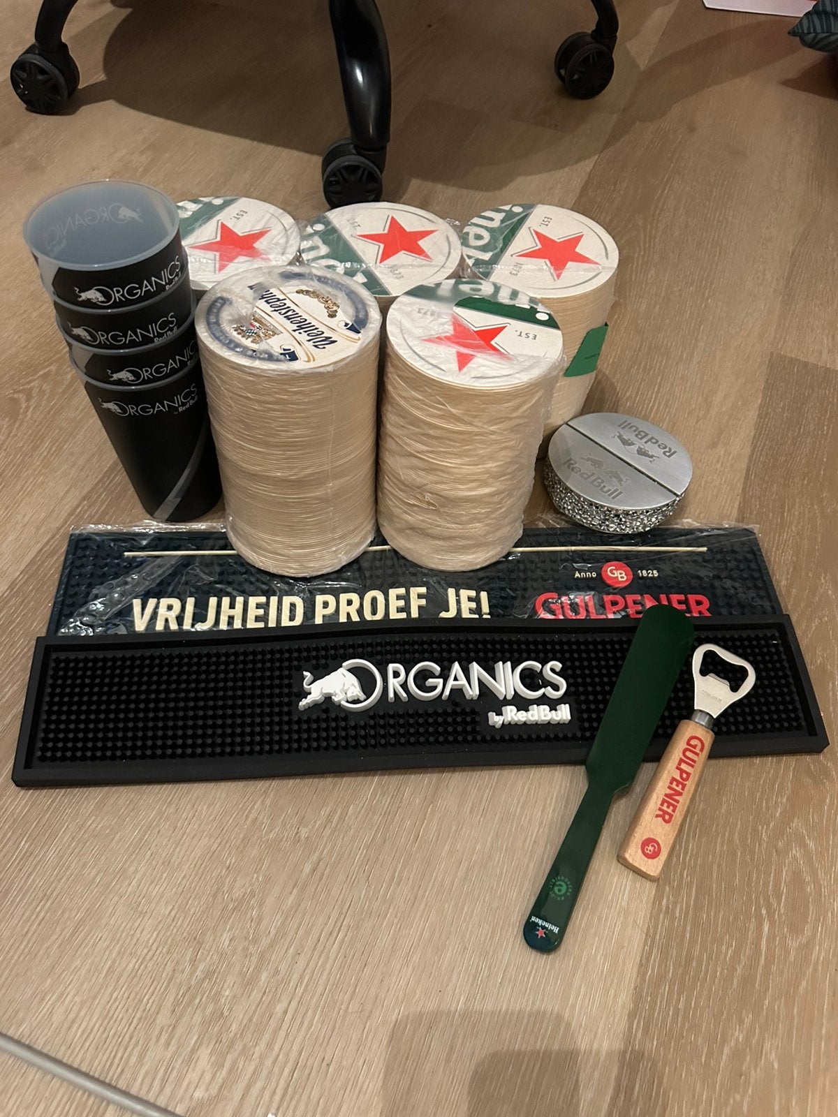 Bierviltjes met matten en accesoires, Ophalen, Nieuw