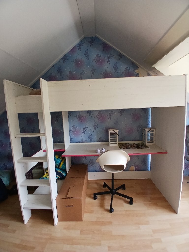 Hoogslaper, Kinderen en Baby's, Kinderkamer | Stapelbedden en Hoogslapers, Ophalen, Gebruikt, Hoogslaper