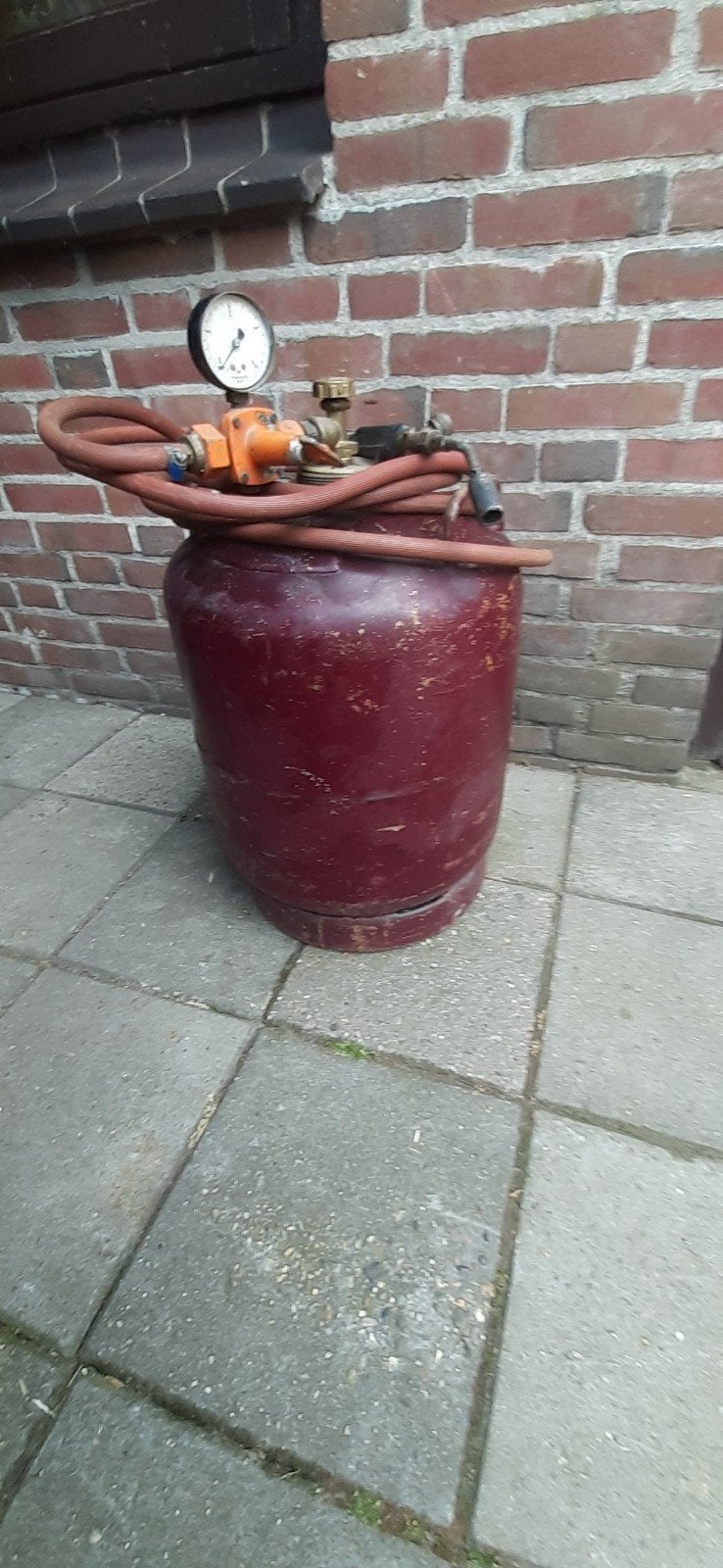 Gasbrander met drukmeter en gasfles, Ophalen, Gebruikt, Overige typen