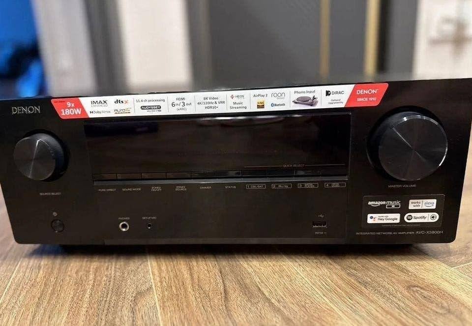 X3800H AV - Denon AVC - receiver, Ophalen, Nieuw, 120 watt of meer, Denon