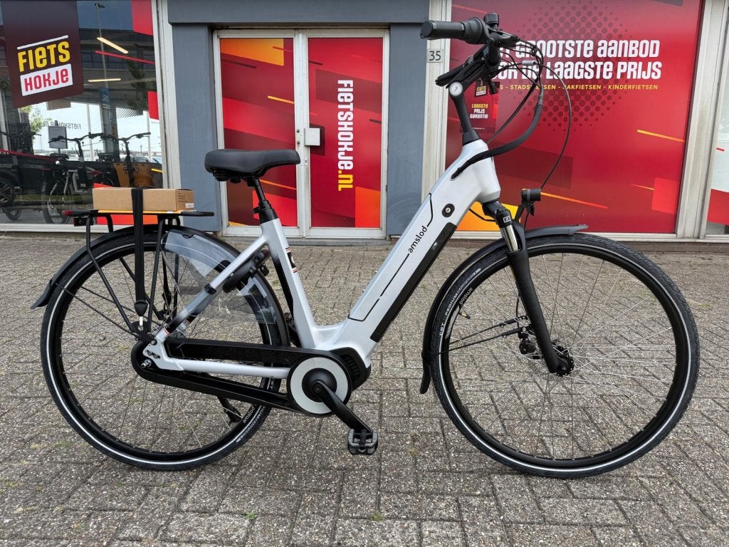 Fietshokje Beverwijk: Amslod Luton elektrische damesfiets, Niet ingevuld, Nieuw, Ophalen of Verzenden, 50 km per accu of meer