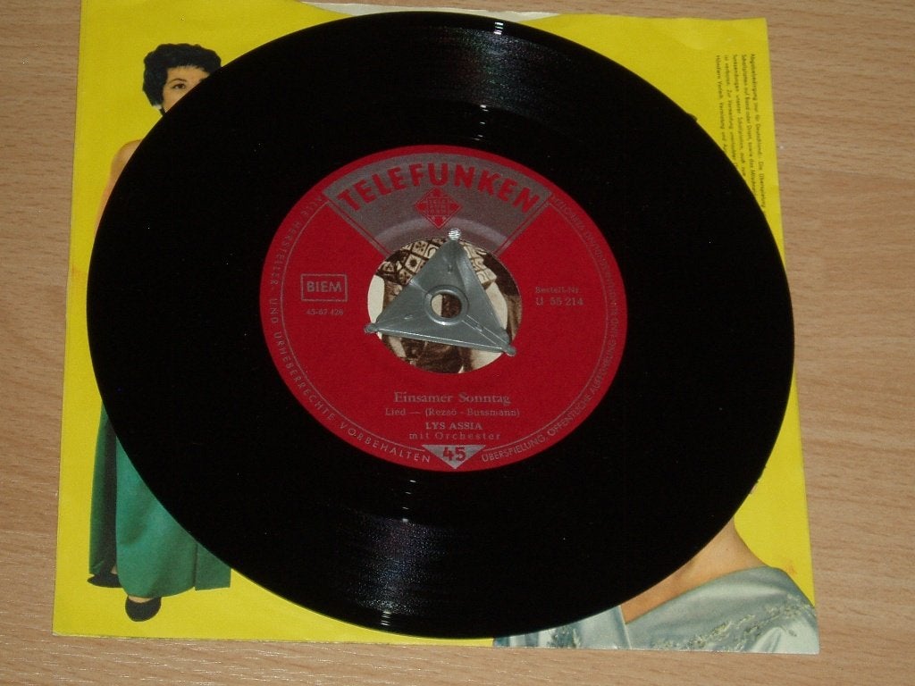 single Lys Assia * Einsamer Sonntag / Alt und allein, Verzenden, Gebruikt