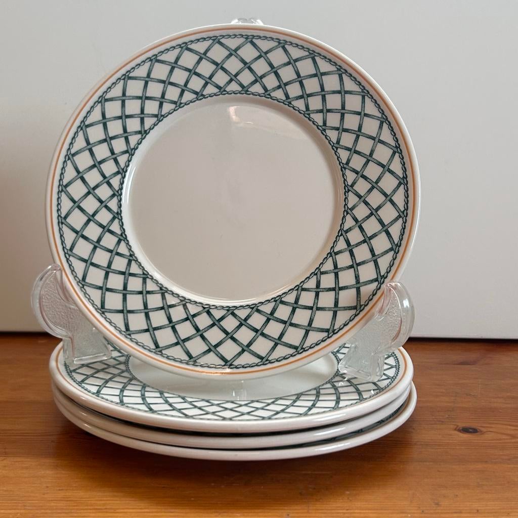 Villeroy & Boch "Basket" dessert borden - 4 stuks, Ophalen of Verzenden