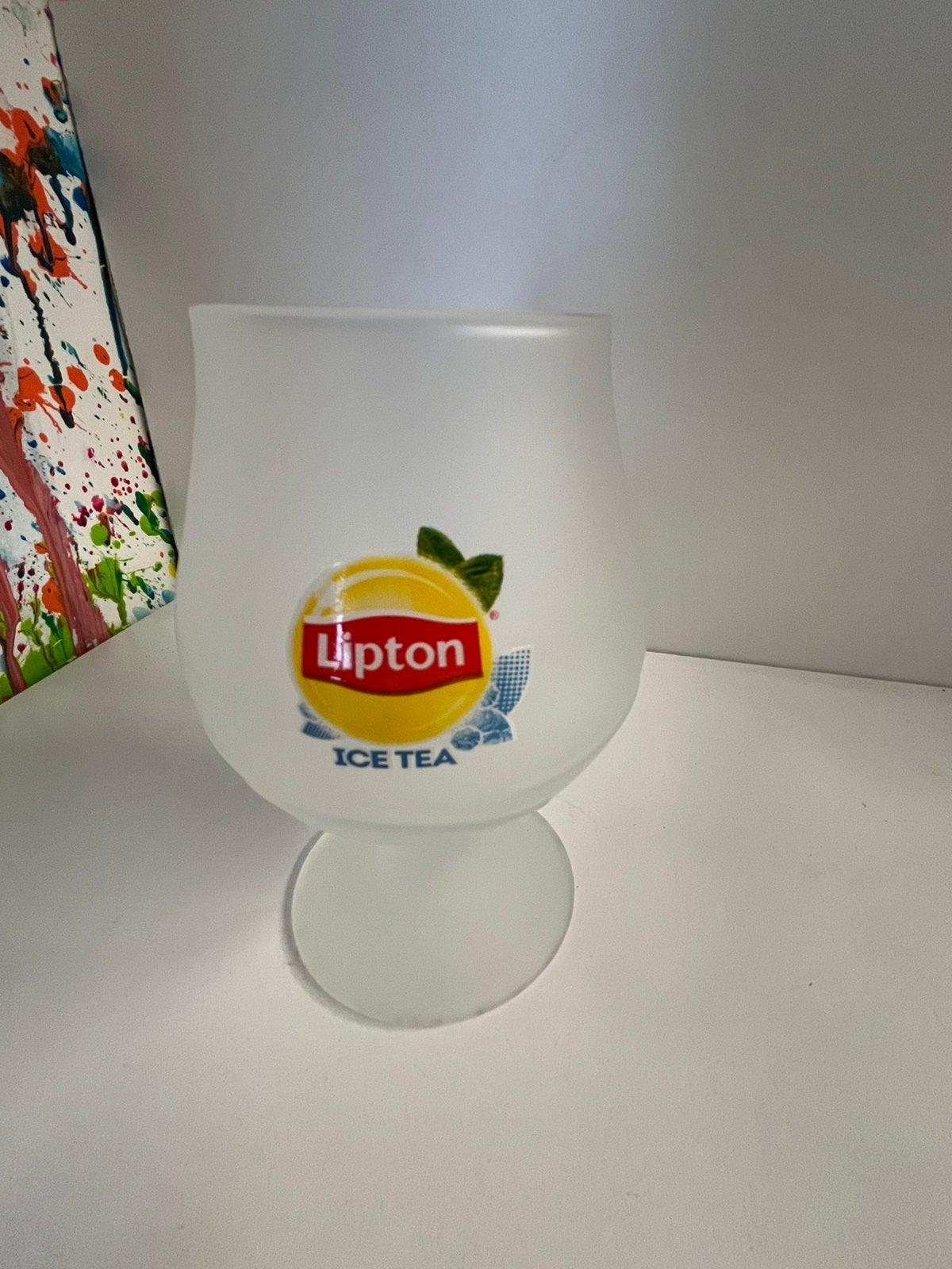 Lipton Ice Tea glazen set van 6 glazen, Ophalen of Verzenden, Nieuw, Frisdrankglas
