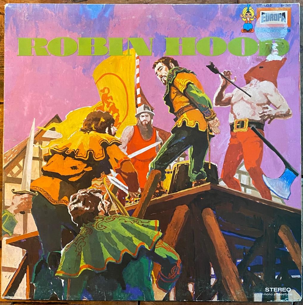 Robin Hood – Europa Hoorspel (NL /EU 1981), Cd's en Dvd's, Vinyl | Kinderen en Jeugd, Ophalen of Verzenden, Gebruikt, Verhaal of Sprookje