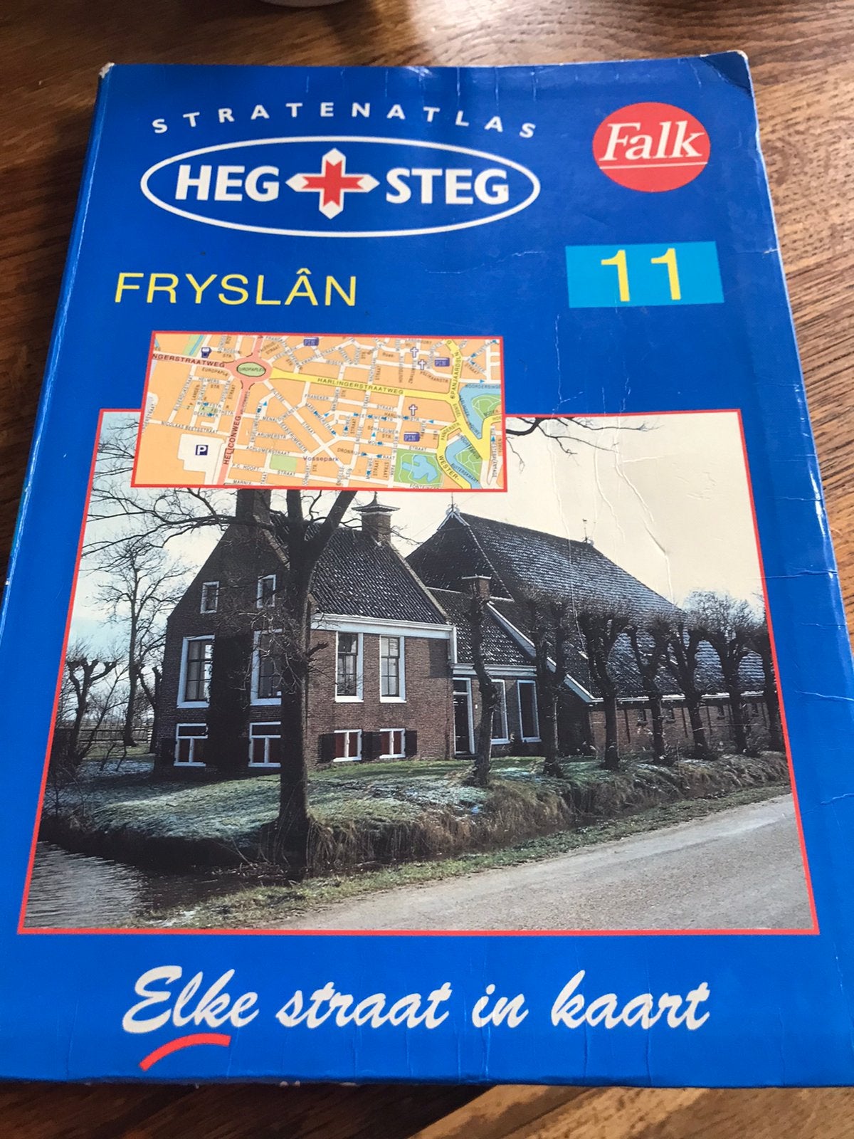 Stratenatlas Fryslan, Boeken, Ophalen of Verzenden, 1800 tot 2000, Landkaart