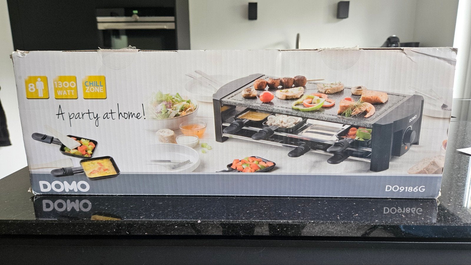 DOMO Raclette Grill DO9186G, Ophalen, Zo goed als nieuw