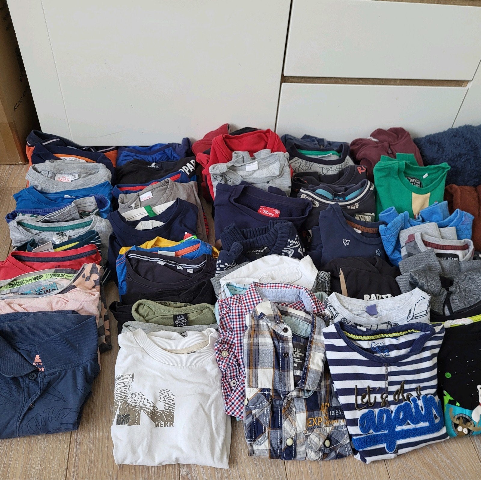 Groot kledingpakket jongens (100+ items) mt 98-110, Ophalen of Verzenden, Gebruikt, Overige maten