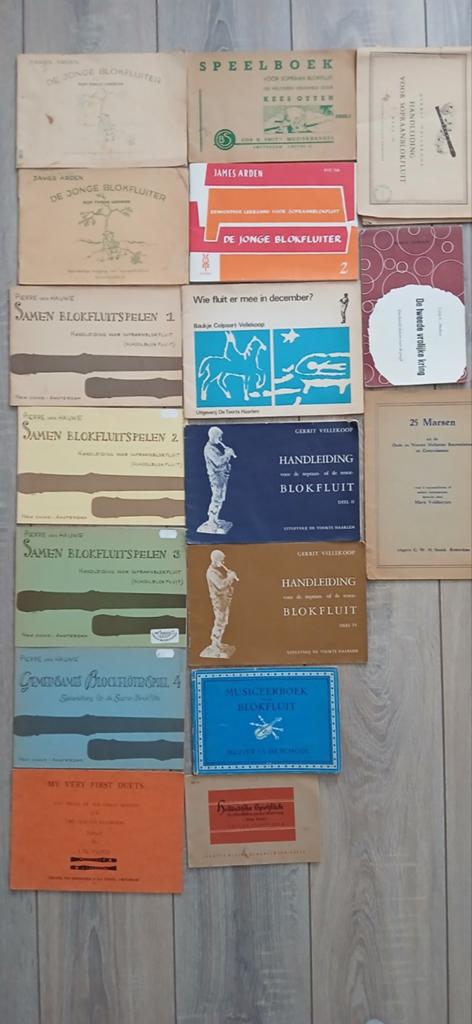 Sopraanblokfluit div. muziekboekjes, Muziek en Instrumenten, Ophalen of Verzenden, Les of Cursus