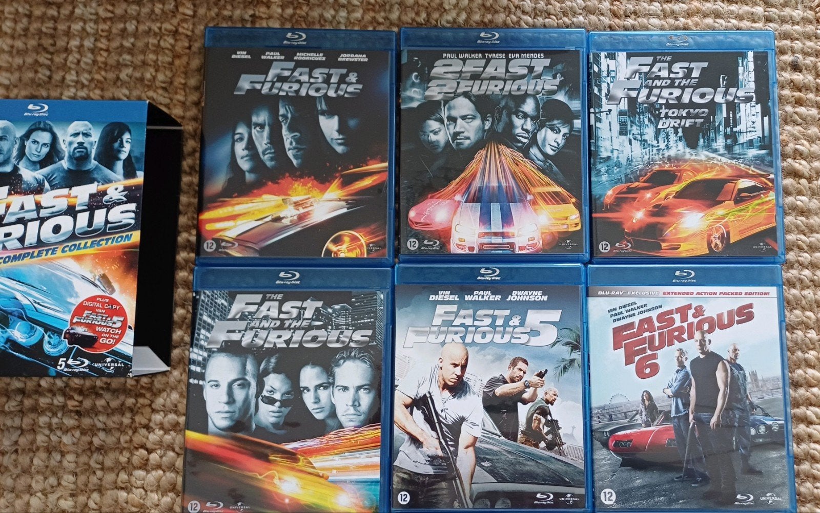 The Fast and the Furious 1 tm 6, Ophalen of Verzenden, Zo goed als nieuw, Actie