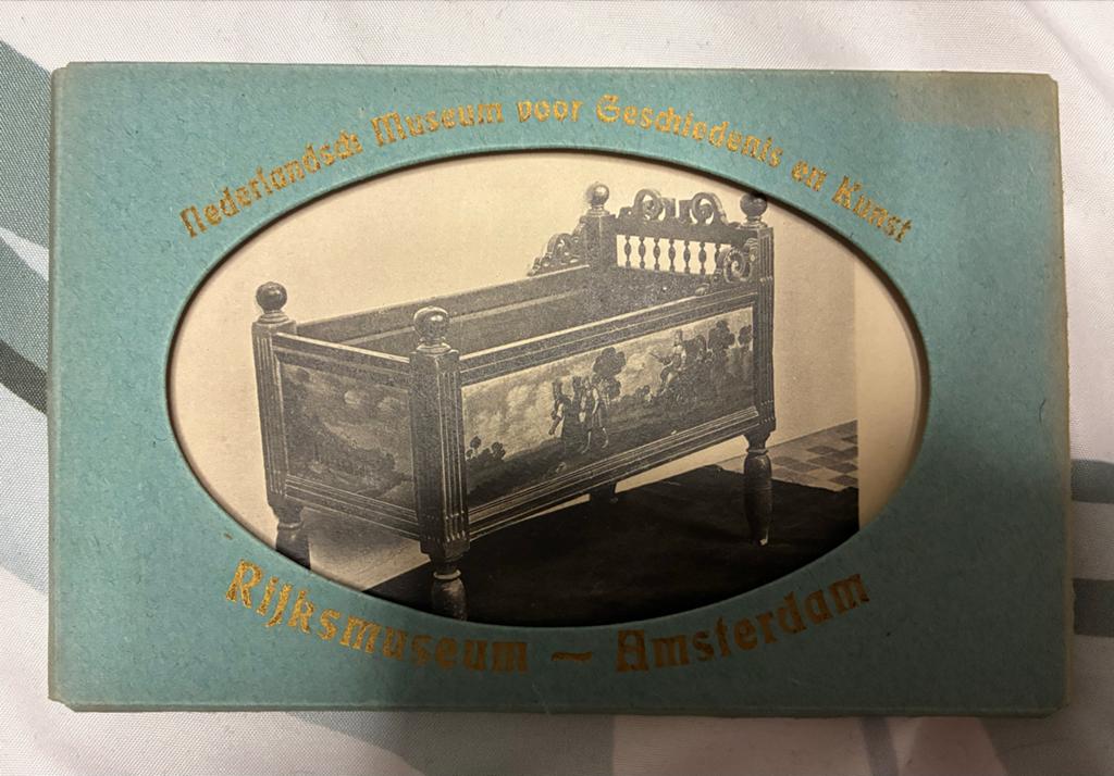 Set van 6 ansichtkaarten Rijksmuseum wiegjes, Ophalen, Voor 1920, Noord-Holland
