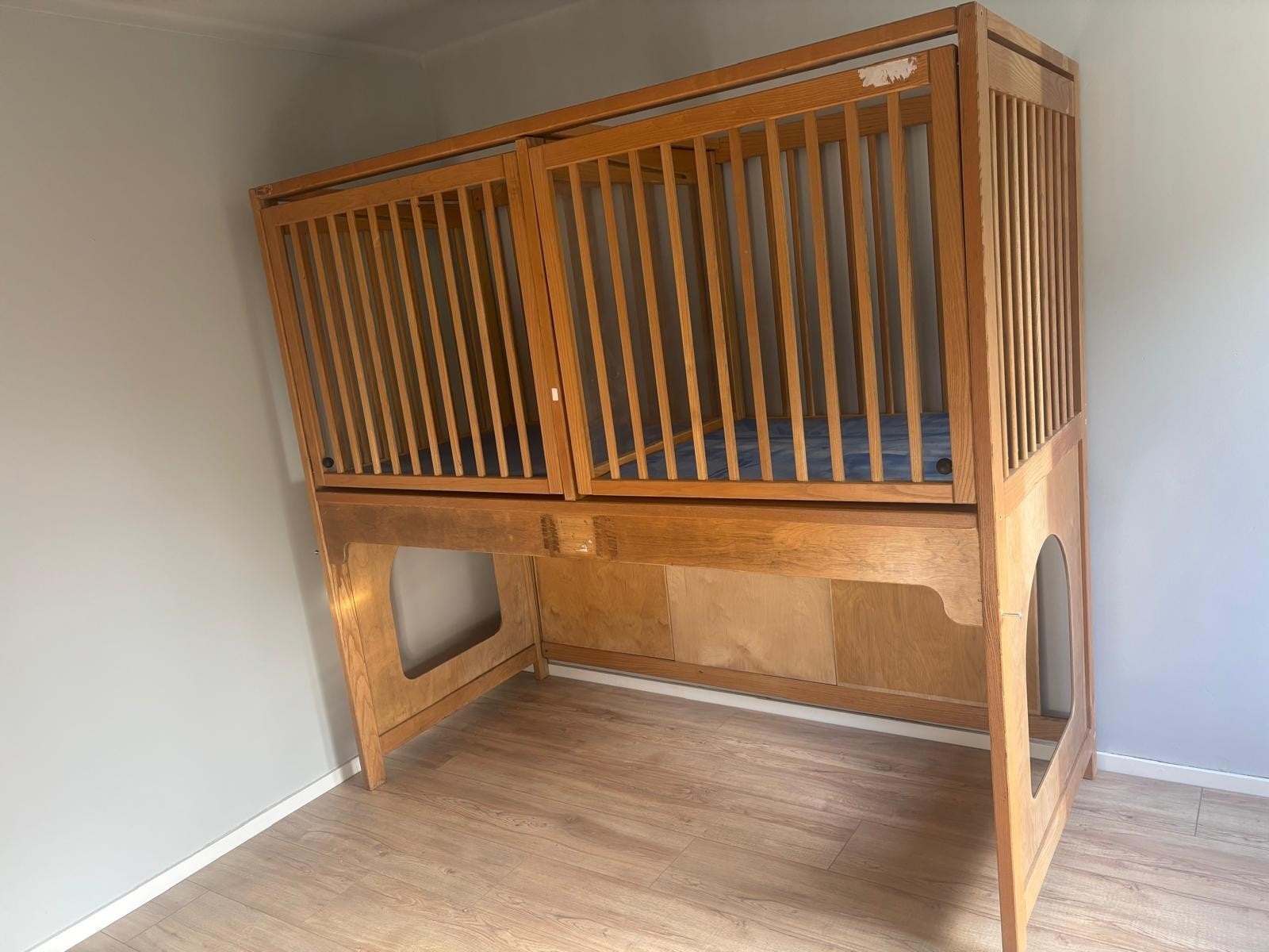 Schilte Duobox met certificaat - In hoogte verstelbaar, Kinderen en Baby's, Ophalen, Gebruikt, Boxkleed