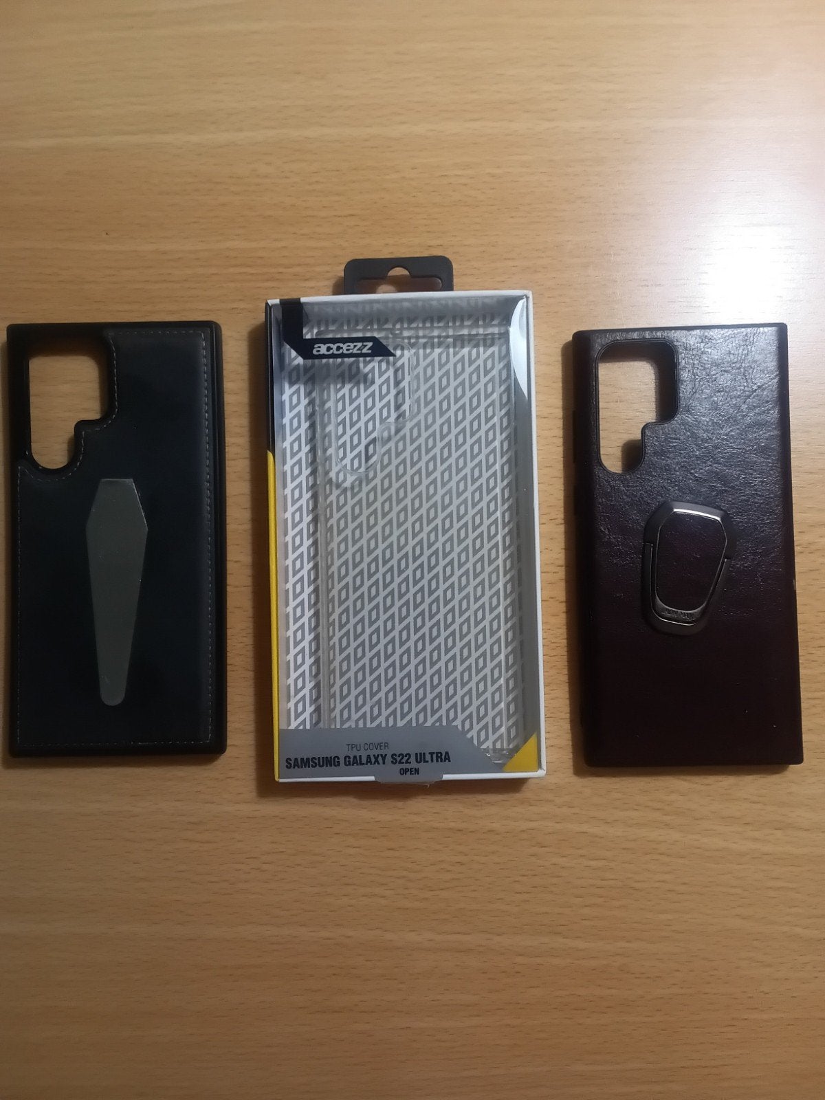 Te Koop Samsung galaxy s 22 Ultra  Backcover 3 stuks., Ophalen, Gebruikt, Zwart, Touchscreen