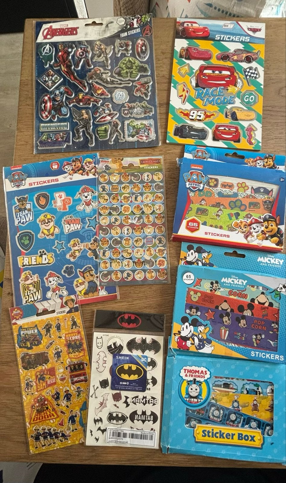 Groot Stickerpakket voor Jongens: Avengers, Cars, Paw Patrol, Ophalen of Verzenden, Nieuw, Strip of Tekenfilm