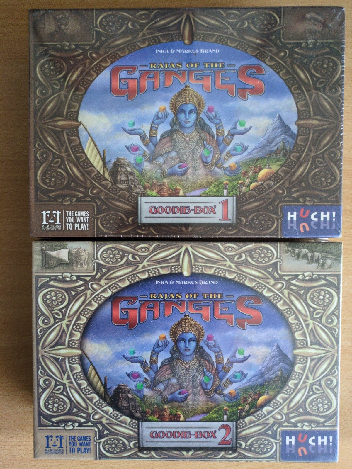 Rajas of the Ganges Goodie-box 1 en 2, Drie of vier spelers, Ophalen of Verzenden, Nieuw, HUCH!