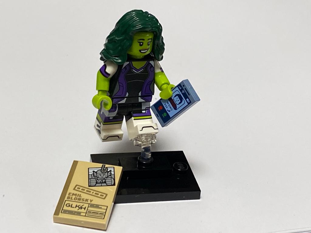 Lego Marvel Studios Minifiguur colmar2-5  She-Hulk, Lego, Nieuw, Ophalen of Verzenden, Minifiguren serie