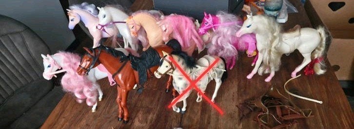 Groot lot Barbie paarden - ook per stuk te koop!, Ophalen of Verzenden, Gebruikt, Barbie